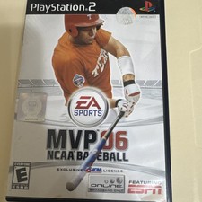 MVP 06 NCAA Baseball (Sony PlayStation 2, 2006)  With Manual Complete CIB