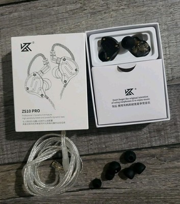 KZ ZS10 Pro, Linsoul 4BA+1DD 5 Driver in-Ear HiFi Earphones, No
