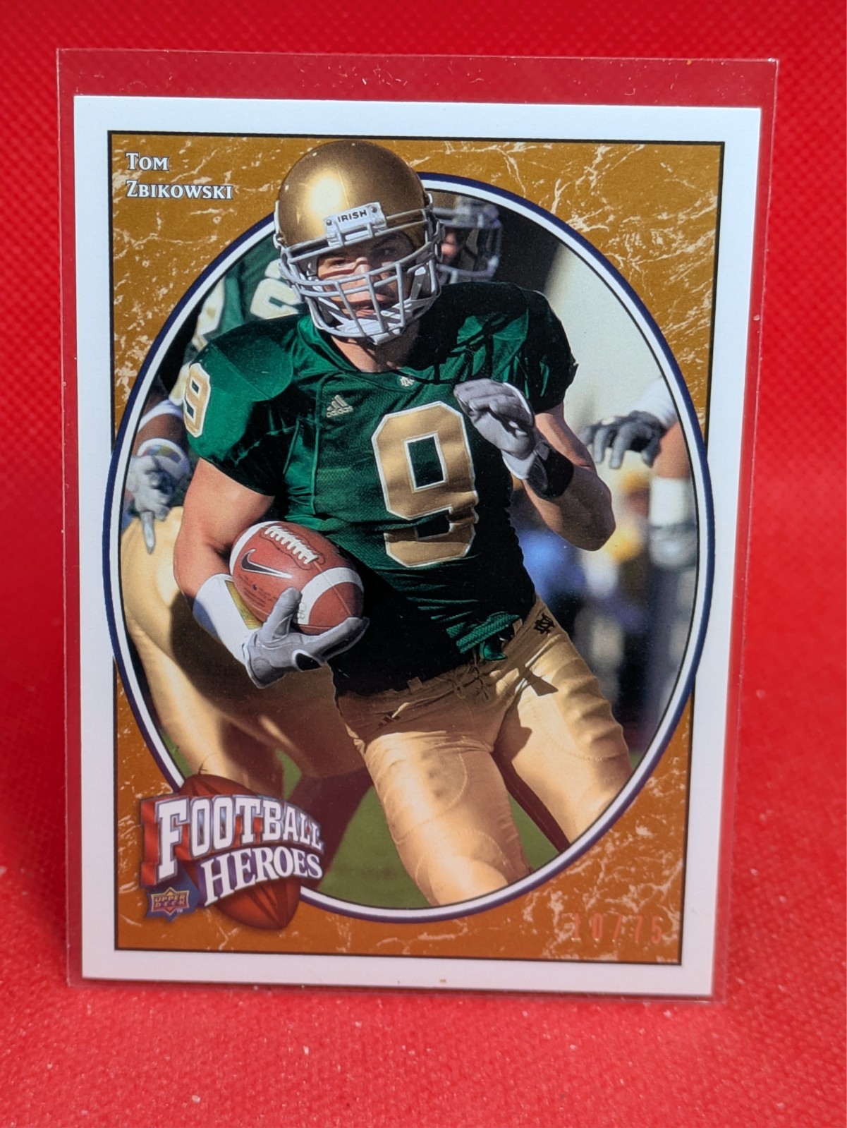 Tom Zbikowski Upper Deck Heroes #198 Base