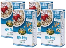 Organic Flax Instant Oatmeal Packets Non-GMO Whole Grains Plant Protein