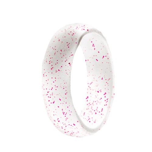 Unisex Silicone Nero Matrimonio Anello Flessibile Gomma Ipoallergenici Uomo Da - Foto 18 di 37