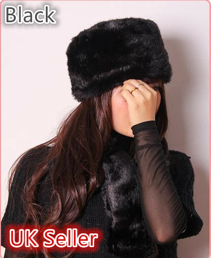 Women's Winter Faux Fur Cossack Hat Cap HAT15