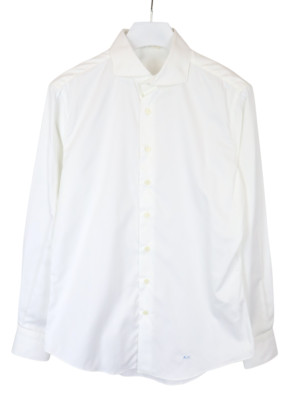Suitsupply Slim Fit Formal Shirt Mens MEDIUM White Classic Cotton