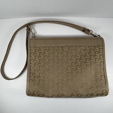 Vintage 80s Pierre Cardin Jacquard Signature Monogram Shoulder Bag Snap Purse