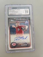 2024 Topps Pro Debut Autographs #PD-134 Ty Floyd CGC 10 GEM MINT