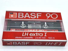 BASF LH extra I 90 FRANCE Blank Audio Cassette Tape (Sealed) New!