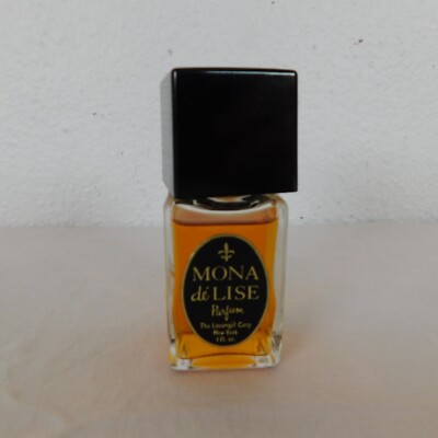 Mona de Lise Parfum Louangel Corp 1 oz Bottle 90% Full MUST SHIP GROUND Vintage