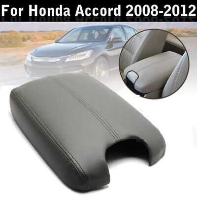 Beige Console Leather Car Side Armrest Cover Base Lid For 2008-2012 Honda Accord
