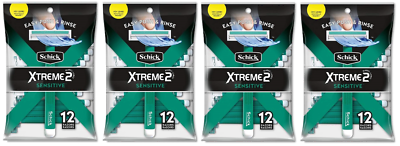 #ad Schick Xtreme2 ST2 Sensitive Disposable Razors 48 Count $20.99