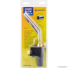 BLOW TORCH GAS BURNER HEAD PROPANE FLAMETHROWER BBQ IGNITION HOME WORKSHOP NEW