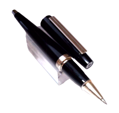 Stylo Roller/Bille S.T. Dupont Ellipsis Laqué Noir MX37 - Occasion Très Bon État