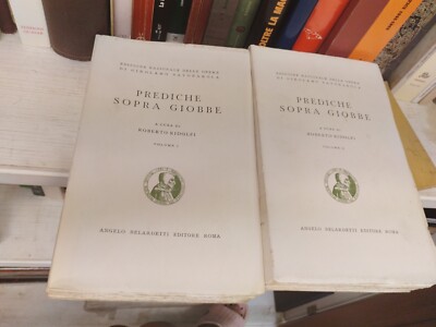 PREDIGTEN ÜBER GIOBBE KURATIERT VON ROBERTO RIDOLFI I- II BÄNDE