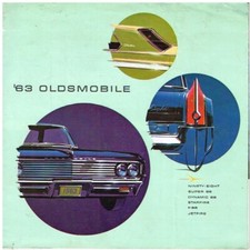 Oldsmobile Starfire Jetfire 98 Superdynamic 88 Cutlass F-85 1963 Sales Brochure