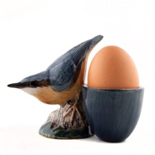 Quail Ceramics Egg Cup With Nuthatch
