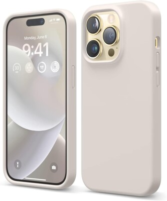 elago Compatible with iPhone 14 Pro Case, Liquid Silicone Case, Full Body Protec