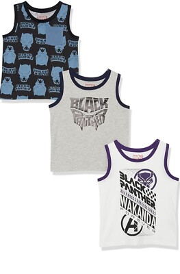 Amazon Essentials Boys Sleeveless TankTop T-Shirts Spotted Zebra