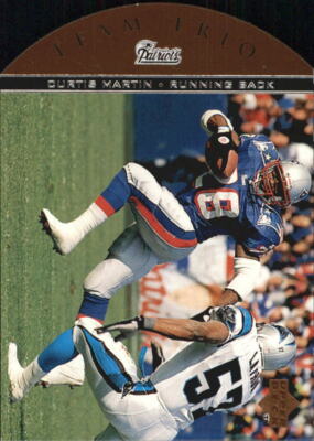 1996 Upper Deck Team Trio #TT82 Curtis Martin 