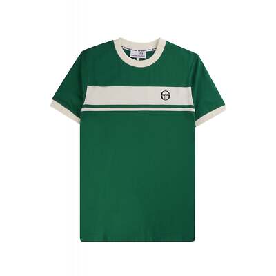 Sergio Tacchini | Master Contrast Ringer Stripe Half Sleeve T-Shirt - Navy