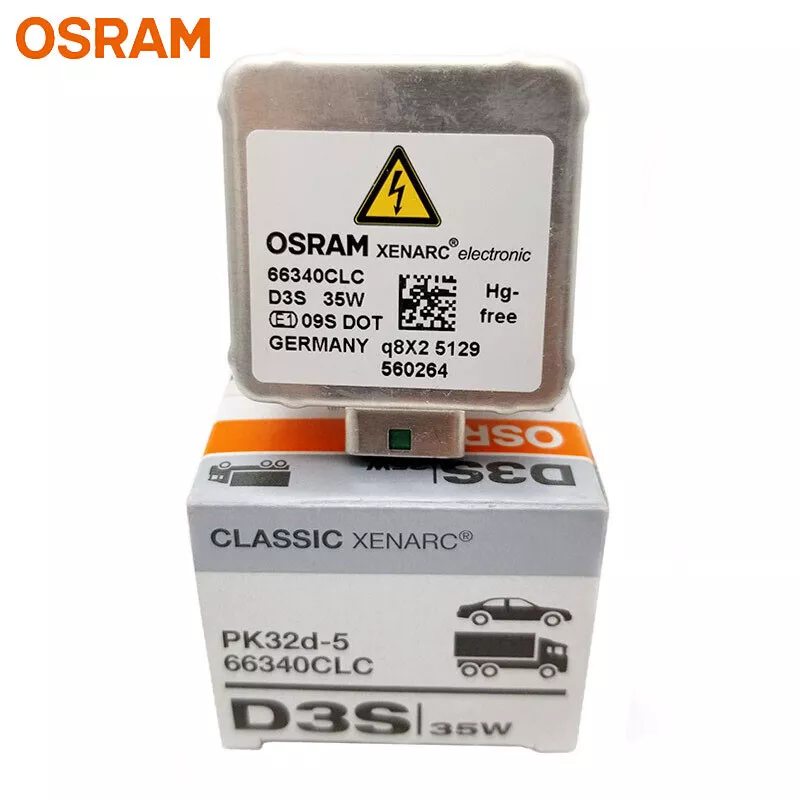 OSRAM D3S Xenon HID 66340CLC 35W 4200K CLASSIC Original Car Xenon Headlight Bulb - Image 2 of 4
