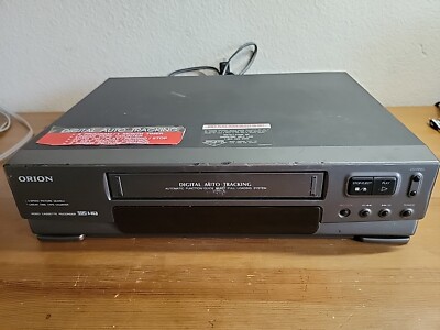 Orion VR0101A 4 Head VCR VHS Player Recorder Tested Working No