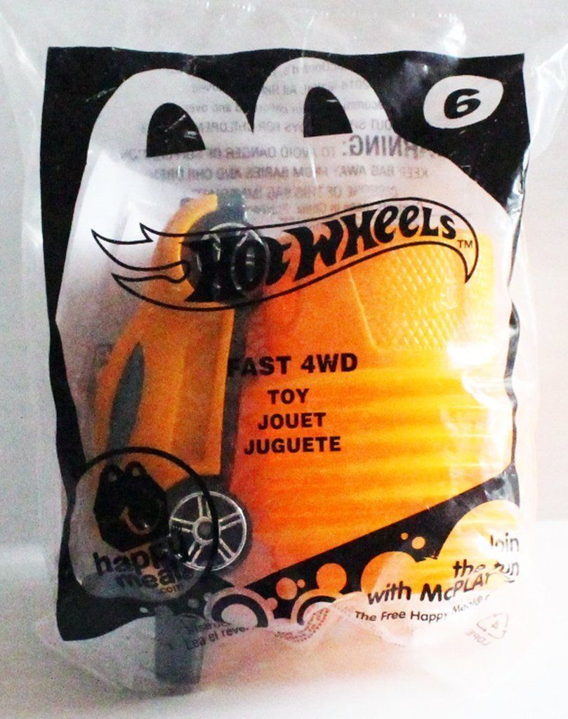Discount is also underway McDonad's Happy Meal Toy Hot Wheels Fast Ultra-Cheap Deals 4WD #6 from 2011