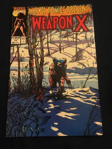 Marvel Comics Presents #77 Weapon X 1st Print Cover A Newsstand Marvel 1991