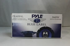 Pair of Pyle 6.5" Three-Way Triaxial Speaker Systems PL63BL NEW