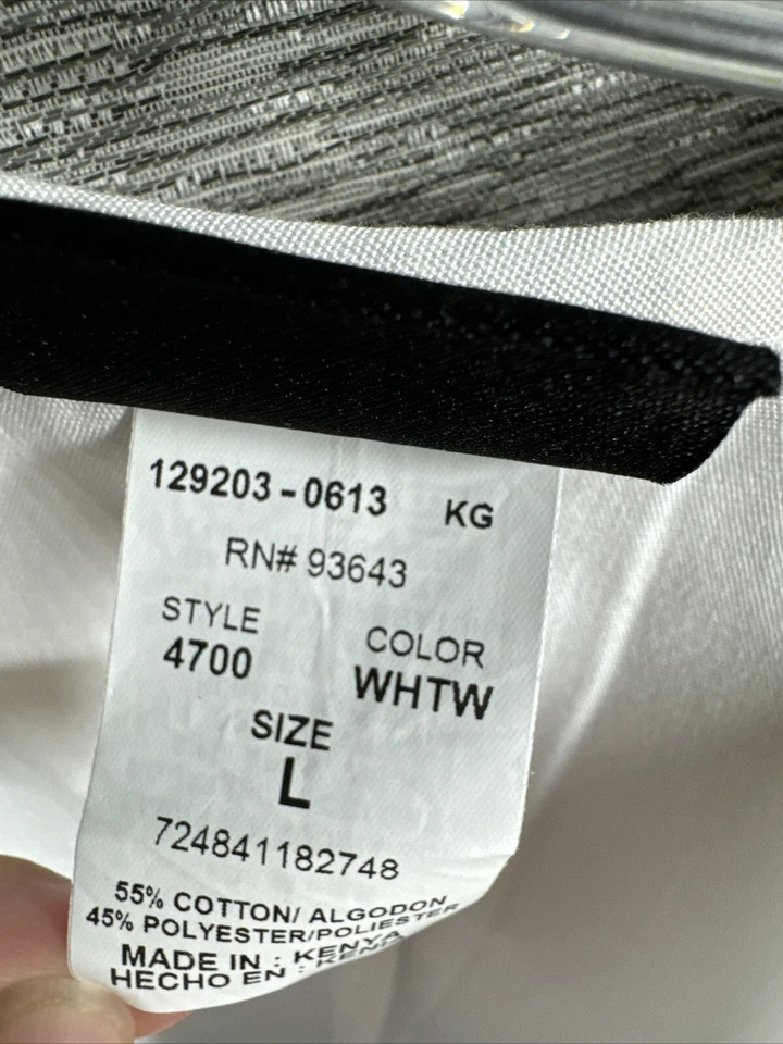 Juego Exfoliante Cherokee Workwear Talla L Blanco Missy Fit Nuevo Con Etiquetas Estilo 4001 y 4700 Foto 3 de 4