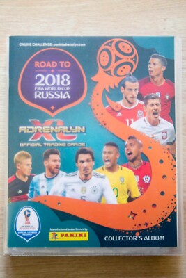 Panini Adrenalyn XL ROAD TO FIFA WORLD CUP RUSSIA 2018 Sammelmappe mit 476 Cards