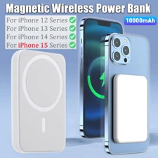 Cargador Portatil De Bateria Inalambrico Magnetico 10000mAh Para iPhone 16/15/14