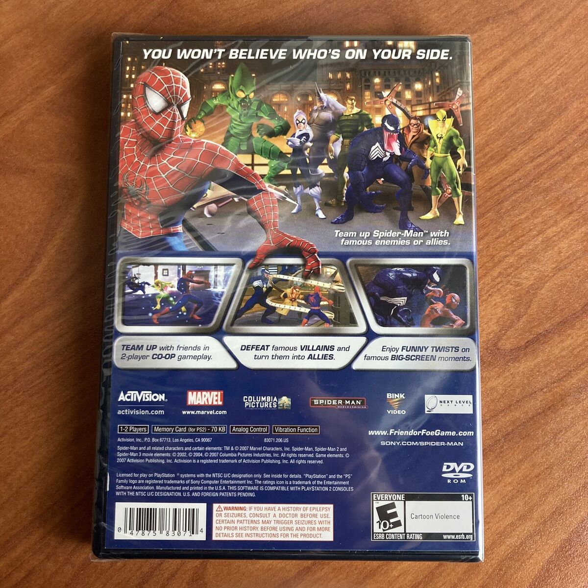 Spider-Man: Friend or Foe - PlayStation 2 (PS2) Game - Complete and Tested