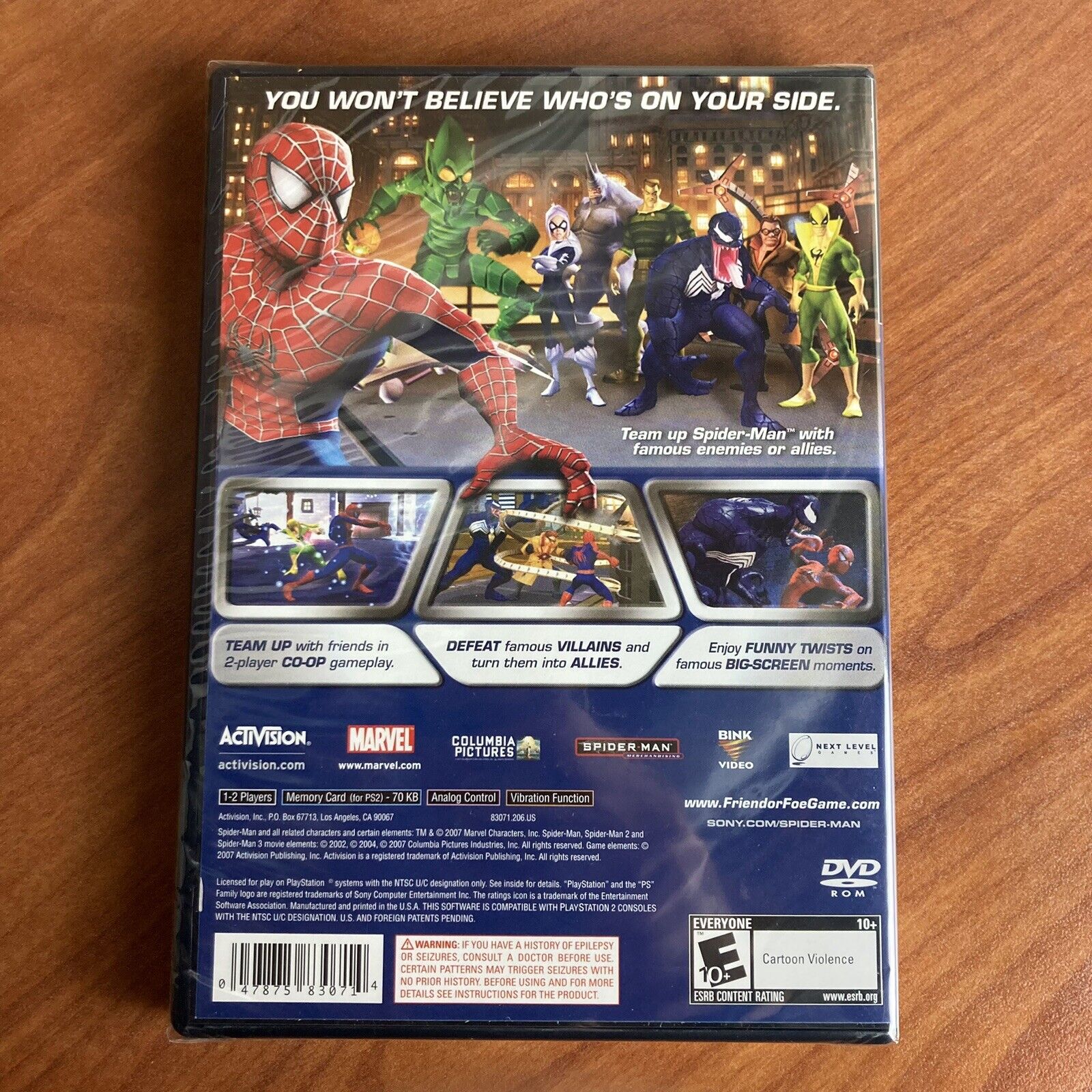 Mavin  Spider-Man: Friend or Foe Sony PlayStation 2 Spiderman PS2 Game  TESTED NO MANUAL