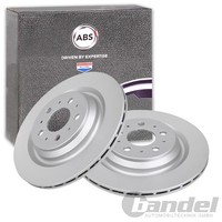 2X A.B.S. Bremsscheiben 335Mm Hinten Passend FüR Tesla Model