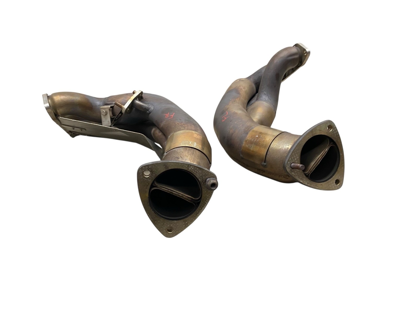 2006-2016 Aston Martin Vantage Oem LEFT RIGHT EXHAUST MANIFOLD SET 6G33-5G236-BC