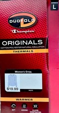 Duofold Champion Women  s Size L Base Layer White Cotton Original Thermal Crew