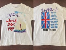 Genesis We Can't Dance World Tour 1992 UK Flag T-Shirt