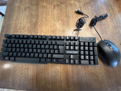 Lvl up Keyboard With RGB Lights And Inphic Mouse With Leads