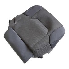 Front Driver Side Bottom Replacement Cloth Seat Cover Steel Gray Compatible