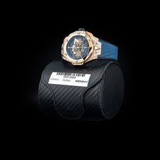 Hublot Big Bang Unico Sang Bleu II 45mm King Gold Blue Pavé 418.OX.5108.RX.1604 6