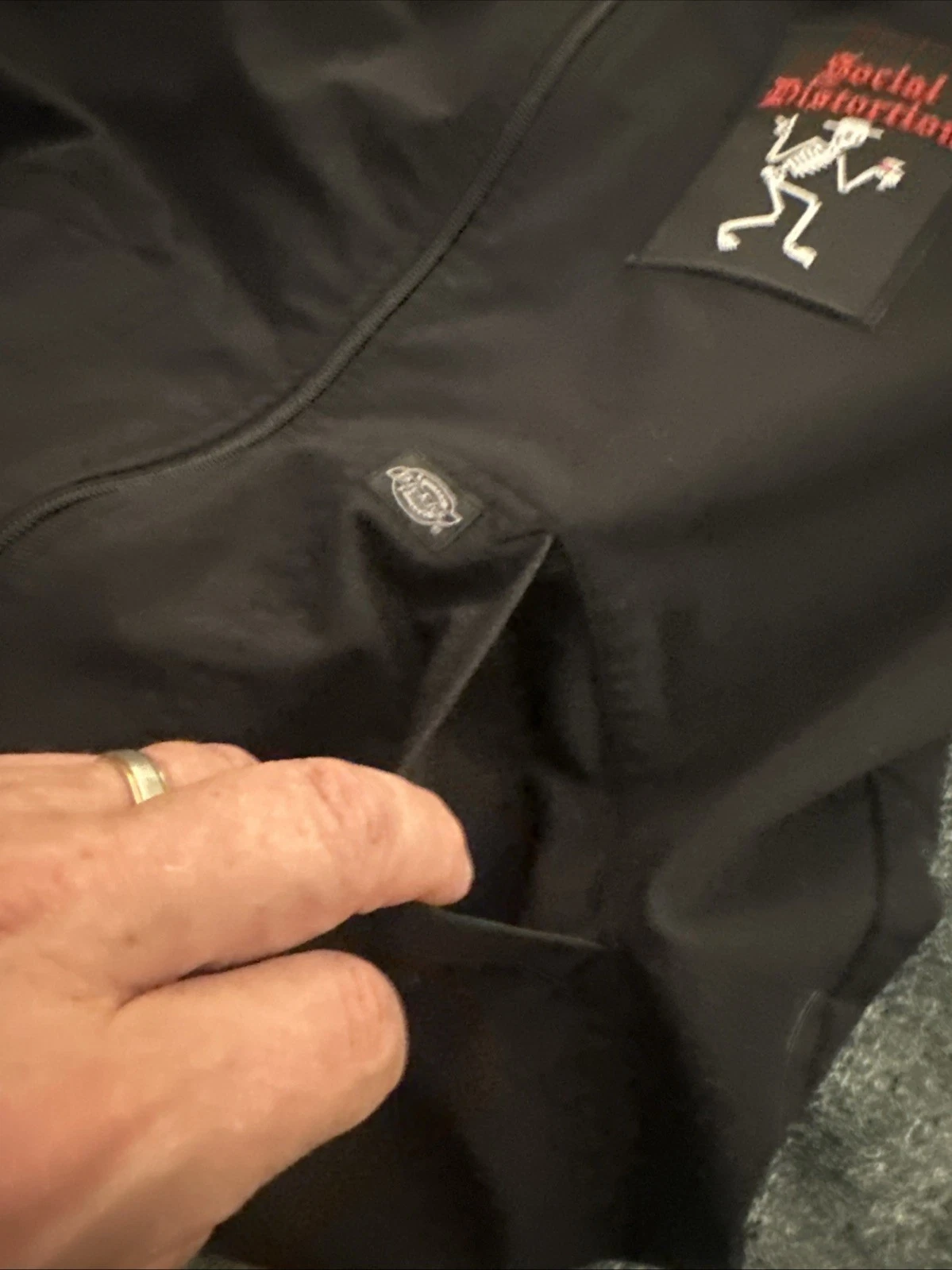 Social Distortion Jacket Embroidered Rockabilly Medium Dickies Custom Balance - product detail image 11