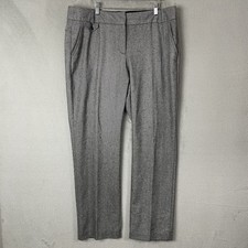 Talbots Signature Pants Women’s 16W Gray Wool Blend Straight Leg Lined Trousers