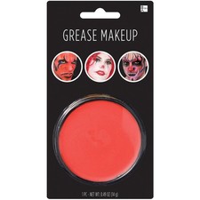 Amscan Red Grease Makeup 0.49 oz Halloween Costume Face Paint