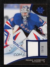 2015 Ultimate Collection Platinum Blue Material 15/15 Henrik Lundqvist HOF 0c3