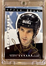 DENIS SAVARD 1995/96 UPPER DECK BE A PLAYER  ON CARD AUTOGRAPH AUTO