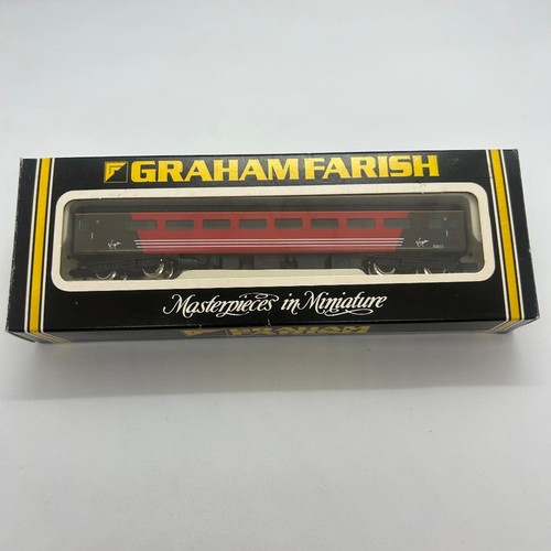 Graham Farish Bachmann - 0804 Mk2 Virgin Red 5903 TSO Coach - Spur N | Condition: Used