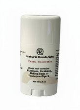 Women's Vegan, Natural Deodorant No Parabens, Alum., Baking Soda or Glycol 