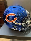 Riddell Chrome Alternative Bears Helmet Signed By Taylor Gabriel Z Turbo Time Z