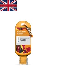 60ml Mango Hand Sanitiser - Refillable Clip Bottle with Aloe Vera Care