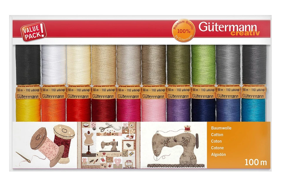 Gutermann Thread Set, Multi-Colour, 100 m - Image 2 of 4