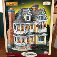 2005 Lemax ANABEL'S BED & BREAKFAST 8" Illuminated House Enchanted Forest